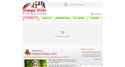 Desktop Screenshot of happykidsps.com